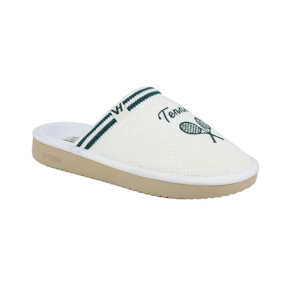 Vintage Havana Relax Indoor/Outdoor Slipper, White